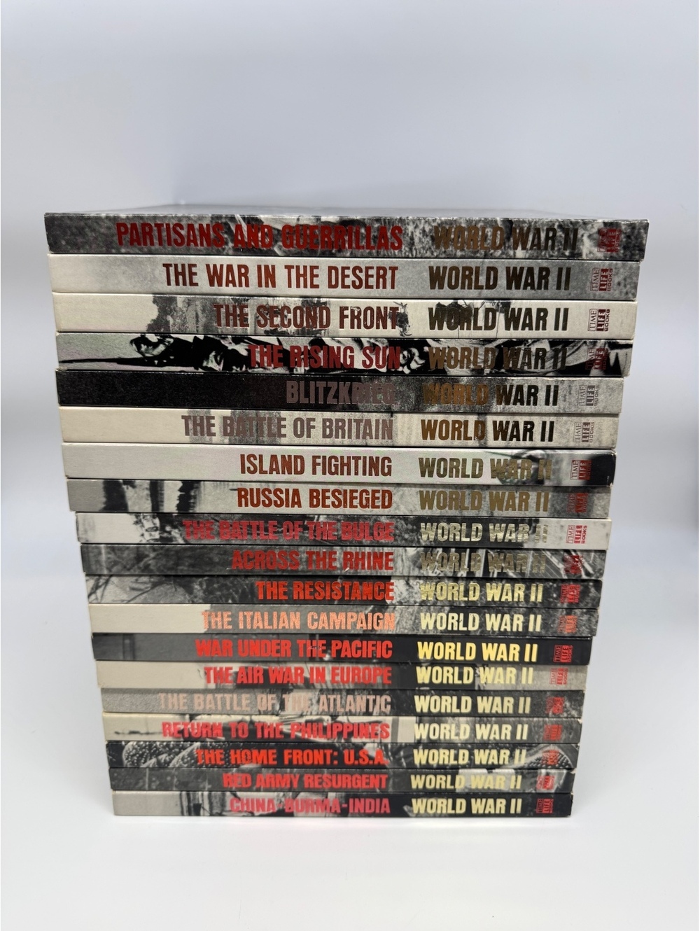 Time-Life Books World War II Series Hardcover History Book 19 Books